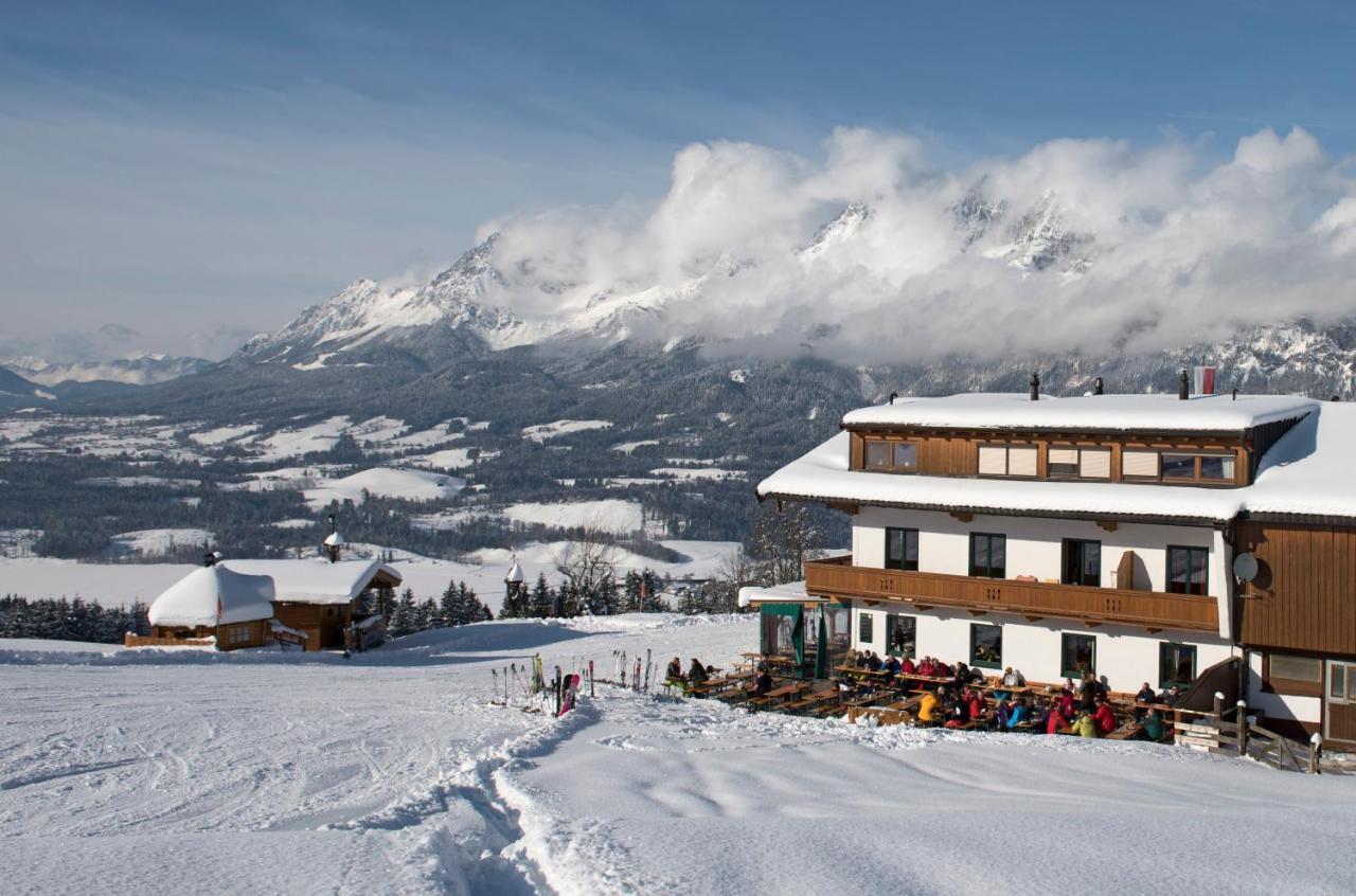 Готель Alpengasthof Hirschberg Санкт-Йоганн-ін-Тіроль Екстер'єр фото